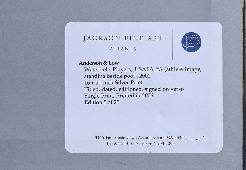 Artwork by Anderson & Low, Anderson &, Made of gelatin silver print