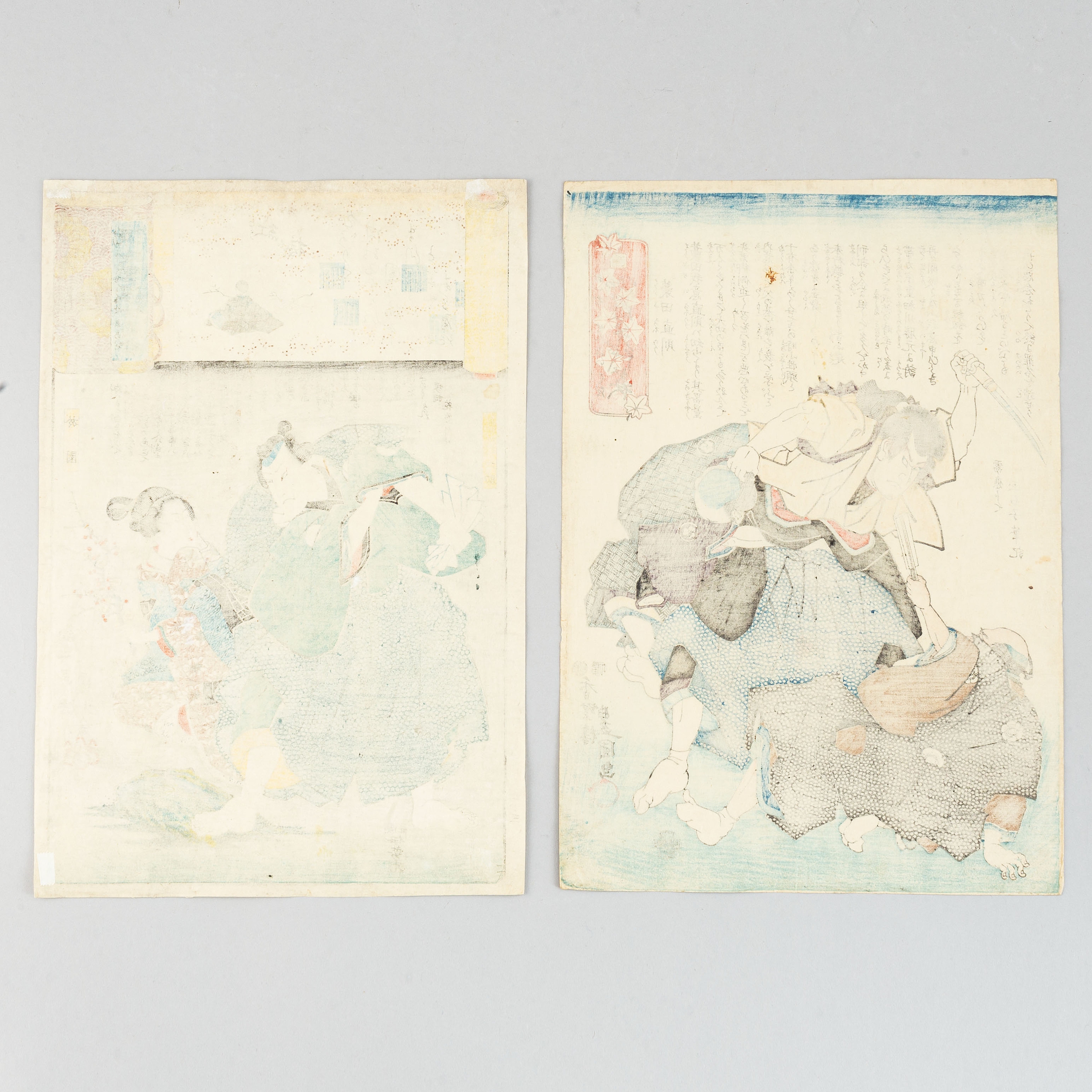 Utagawa Kunisada | Kobai: Osono and Keyamura Rokusuke, från series ...