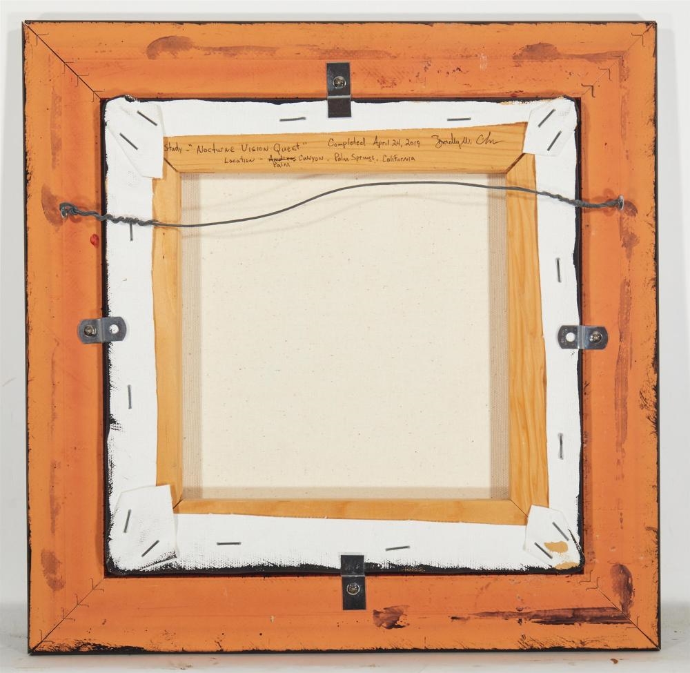 Artwork by Bradley W. Giles, "Nocturne Vision Quest,", Made of Oil on canvas