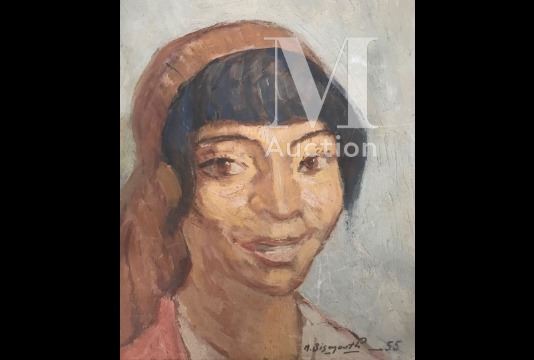 Portrait d'une jeune bédouine