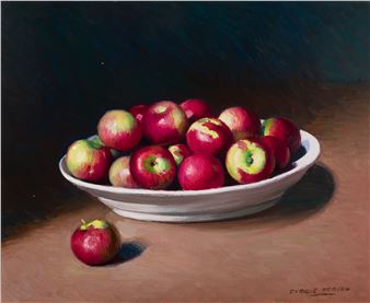 Bodegón de manzanas - Enrique Segura