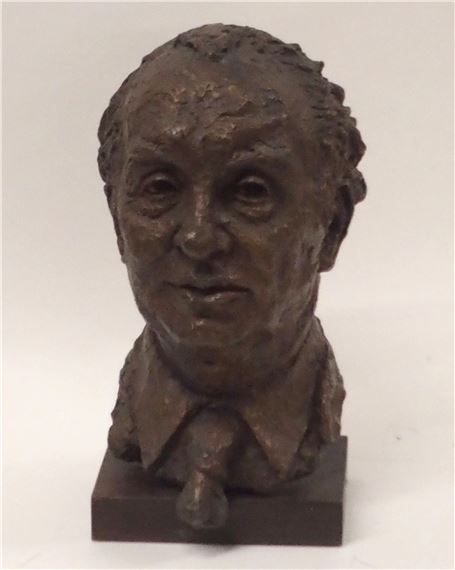 PORTRAIT BUST OF A MAN by Benno Schotz, 1979