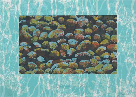 Lin Onus | Reflections on Pebbles | MutualArt