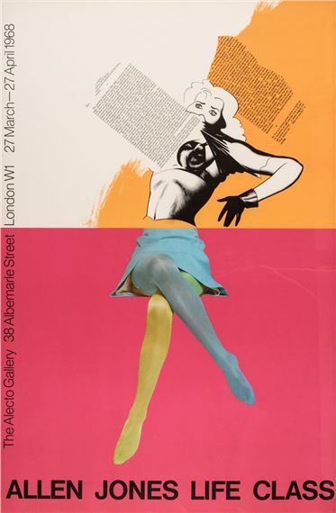 1968 La Sheer NEW Top Quality Art Postcard by Allen Jones 89L 