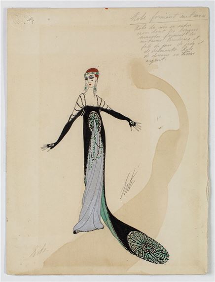 Ert | Dress with a Long Train | MutualArt