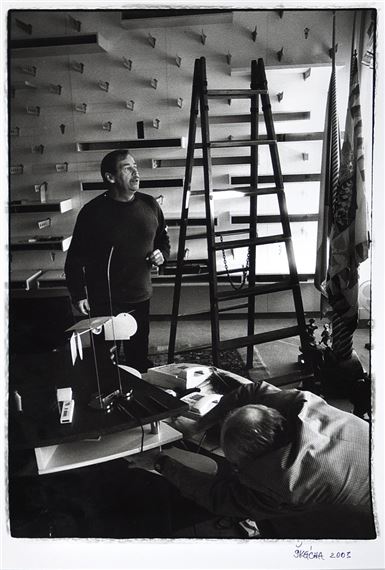 Vaclav Havel at the Ladder