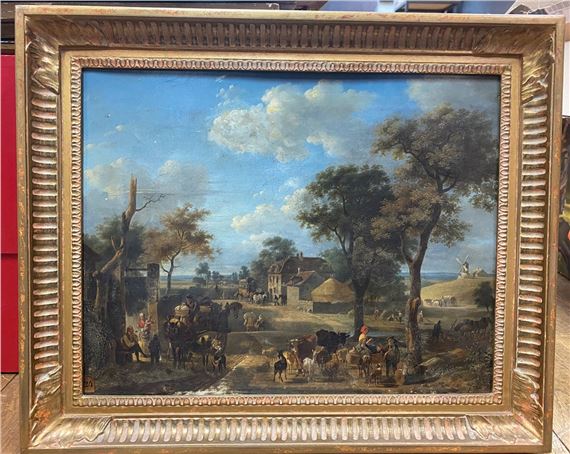 Vue de village by Jean Francois Demay, 1831