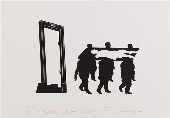 From the series "Polish doors II" by Leszek Sobocki, 1982