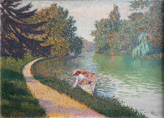 Boat ride by Maurice Chabas, 1910