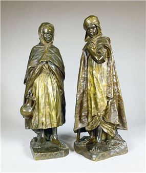 Couple of berbers - Marius Joseph Sain