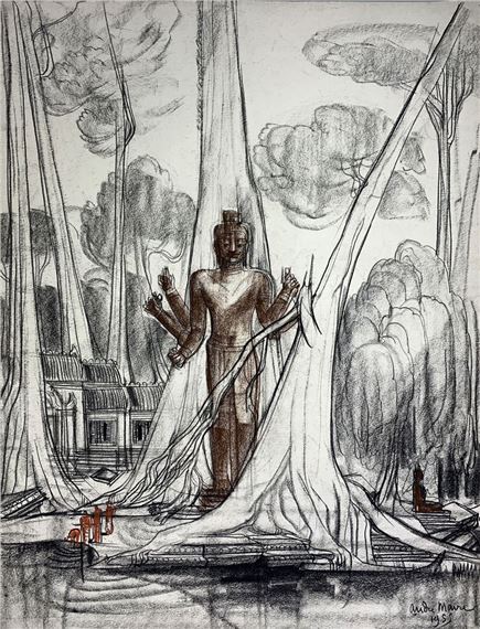 Evocation of Angkor by André Maire, 1955