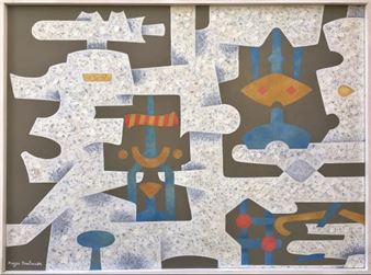 Architecture aux éléments colorés by Roger Toulouse, 1991