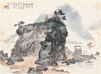 Coastal scenery - Yang Xialin