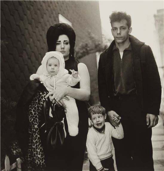 'A young Brooklyn family going for a Sunday outing, N.Y.C.' by Diane Arbus, 1966