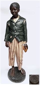 Jeune afro-américain des rue - Delarue Picard