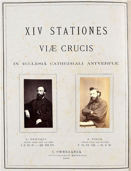 XIV stationes viae crucis in ecclesiâ cathedrali Antverpiae - Clément Ommeganck