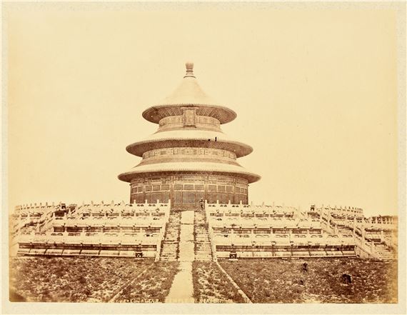 Temple of Heaven in Beijing by Thomas Child, 1875