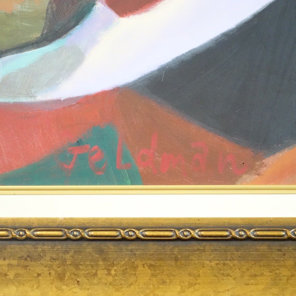 Artwork by Boris Geldman, Cellist, Made of Acrylic on Canvas