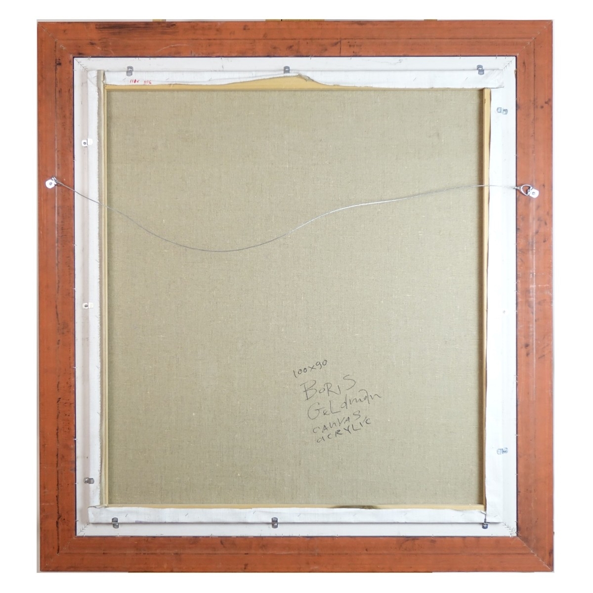 Artwork by Boris Geldman, Cellist, Made of Acrylic on Canvas