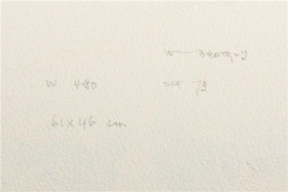 Louis Le Brocquy | Study Towards an Image of Samuel Beckett (1979 ...
