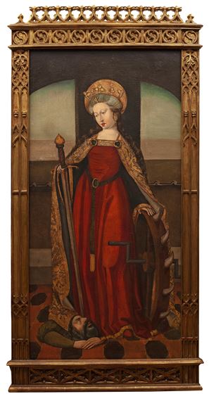 Santa Catalina by Castillian School, 16th Century