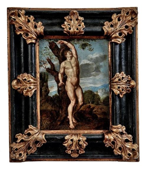 Martyrium des heiligen Sebastian by Bolognese School, 17th Century