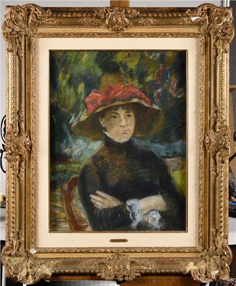 Armand Guillaumin | Portrait of Madame Guillaumin (Circa 1890) | MutualArt