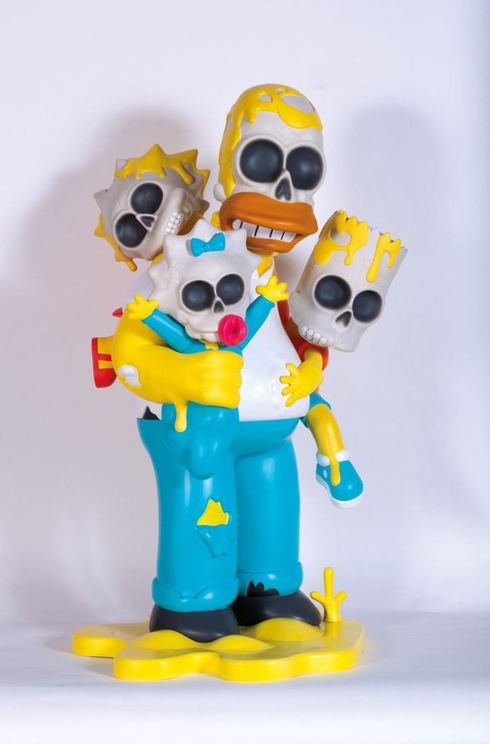Matt Gondek Simpsons Nuclear Family (2017) MutualArt