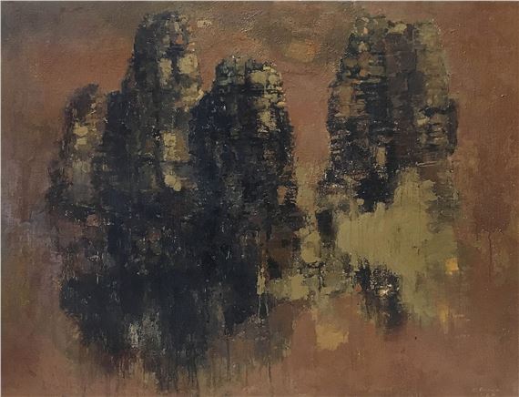 Angkor, Cambodia by Choo Keng Kwang, 1964