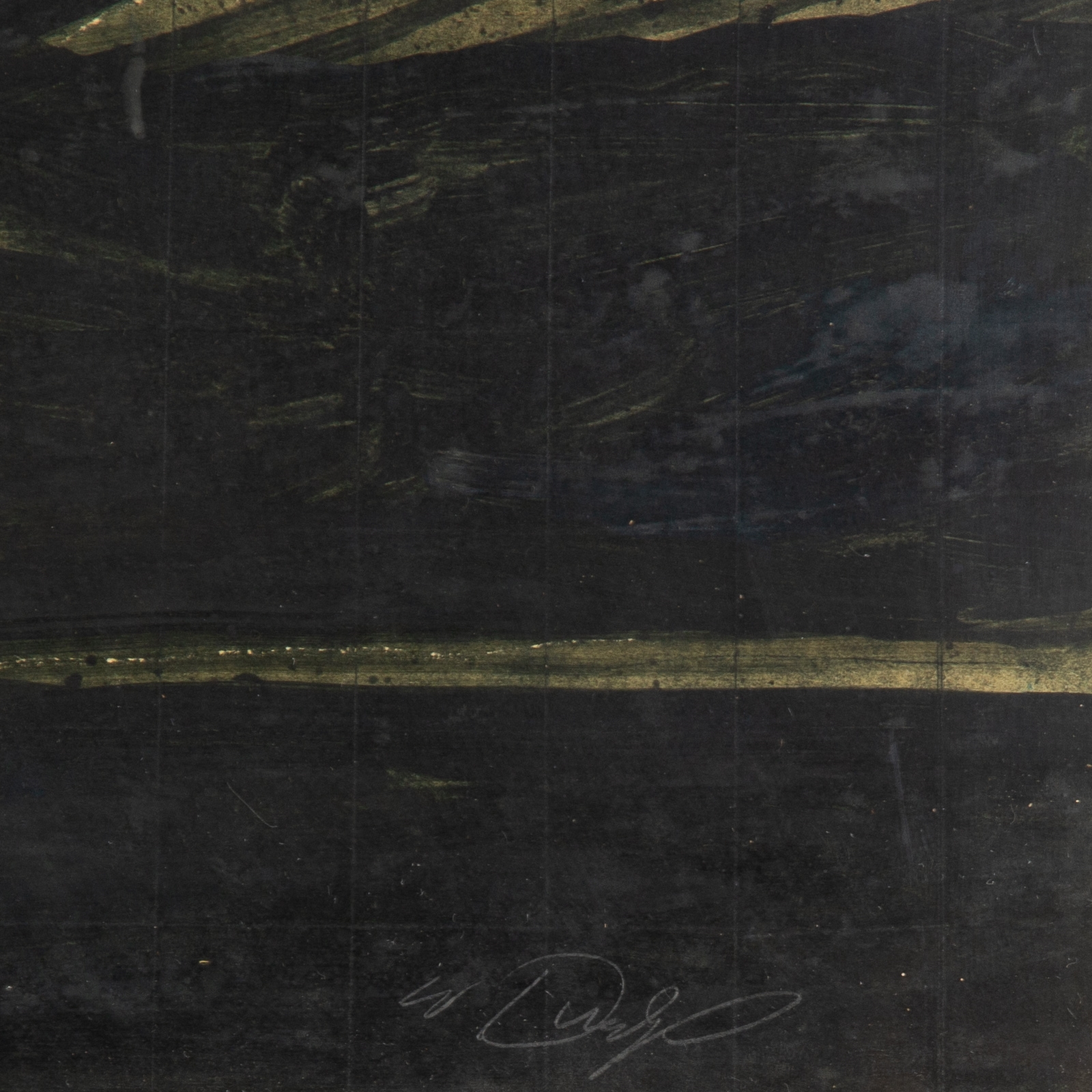 Artwork by William Dunlap, "Late, Late, Light,", Made of oil on paper