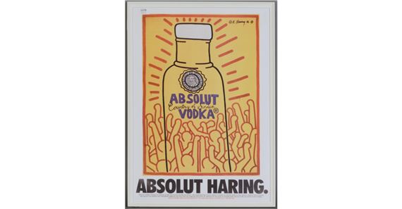 Absolut vodka by Keith Haring