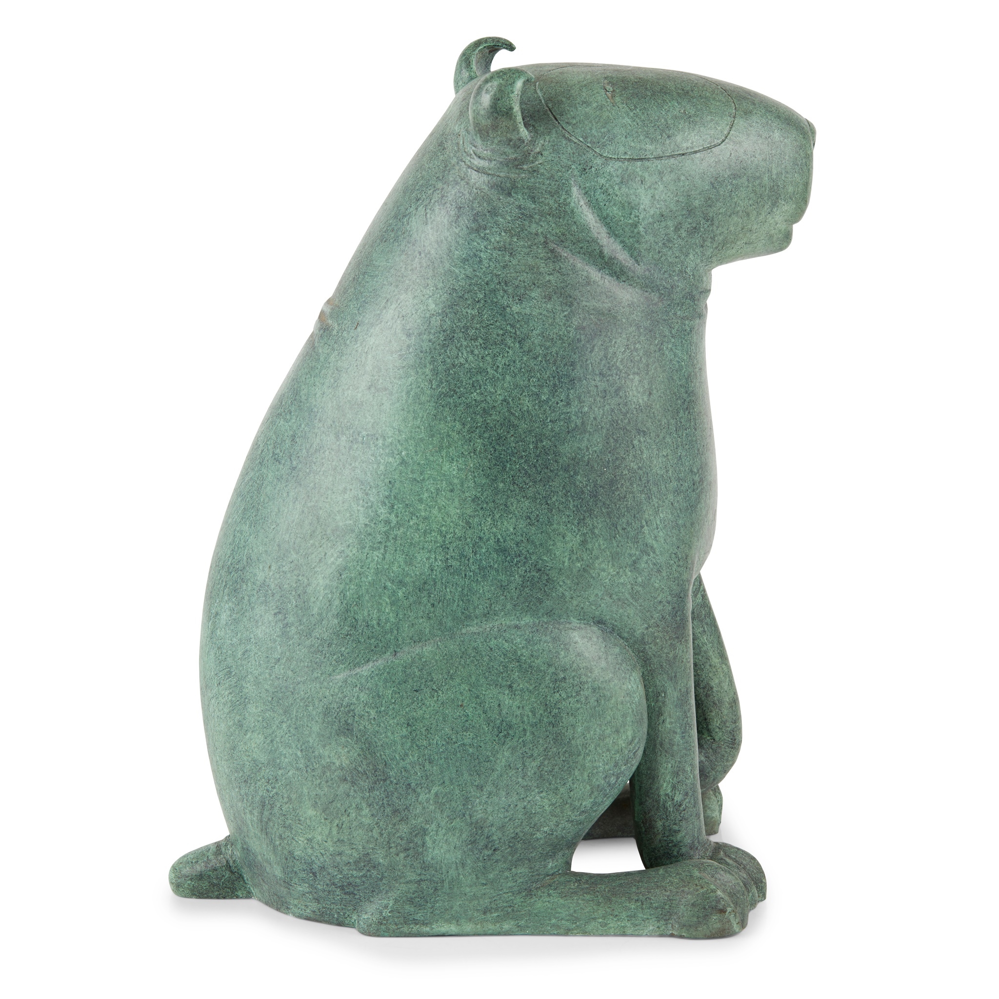 Artwork by Shona Kinloch, DOG, Made of bronze