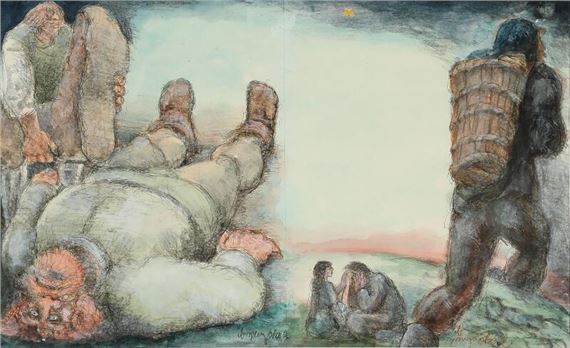 Composition in two parts by Ib Spang Olsen