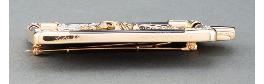 Erté | Letter K Brooch | MutualArt