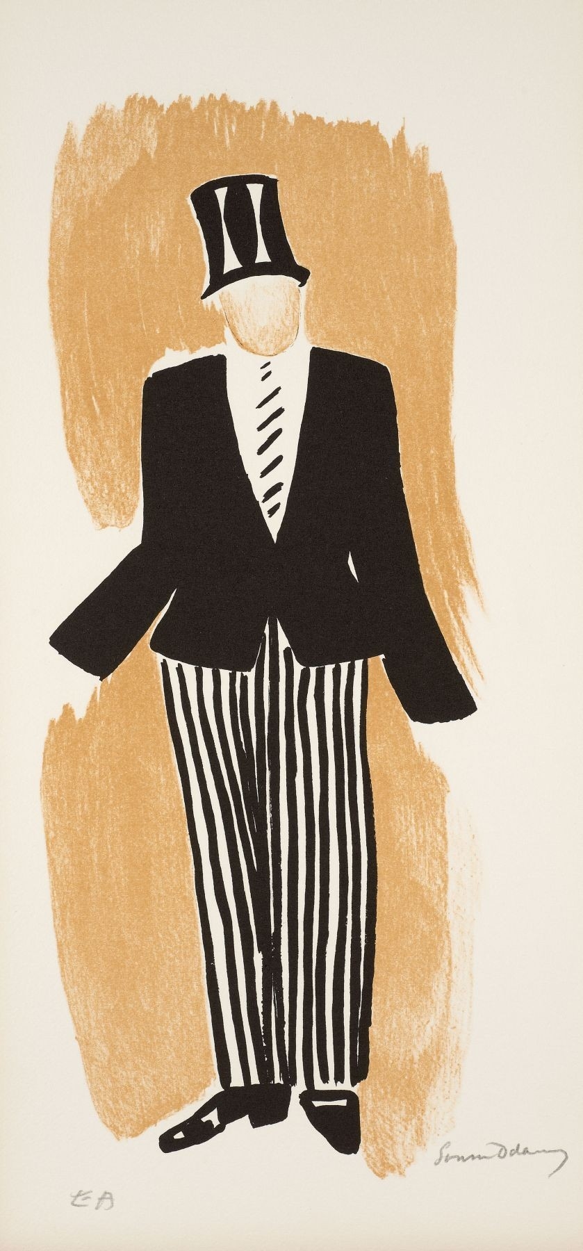 Artwork by Sonia Delaunay, Le Coeur à Gaz, Made of 5 lithographs in colors and black