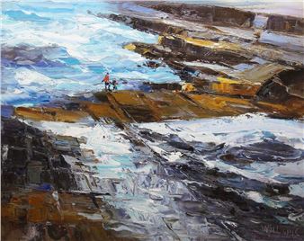 FIGURES BY THE WATERS EDGE - Stuart Williams