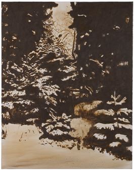 Botanischer Garten im Winter I (Botanical Garden in Winter I) - Caro Niederer