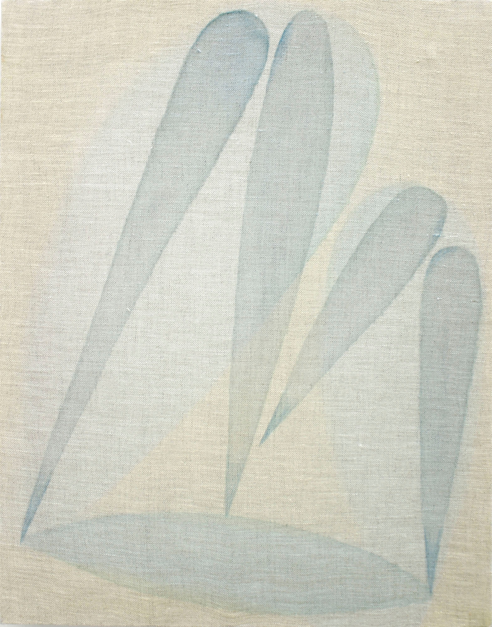 Artwork by Yelena Popova, Untitled (Bats), Made of distemper on Irish linen