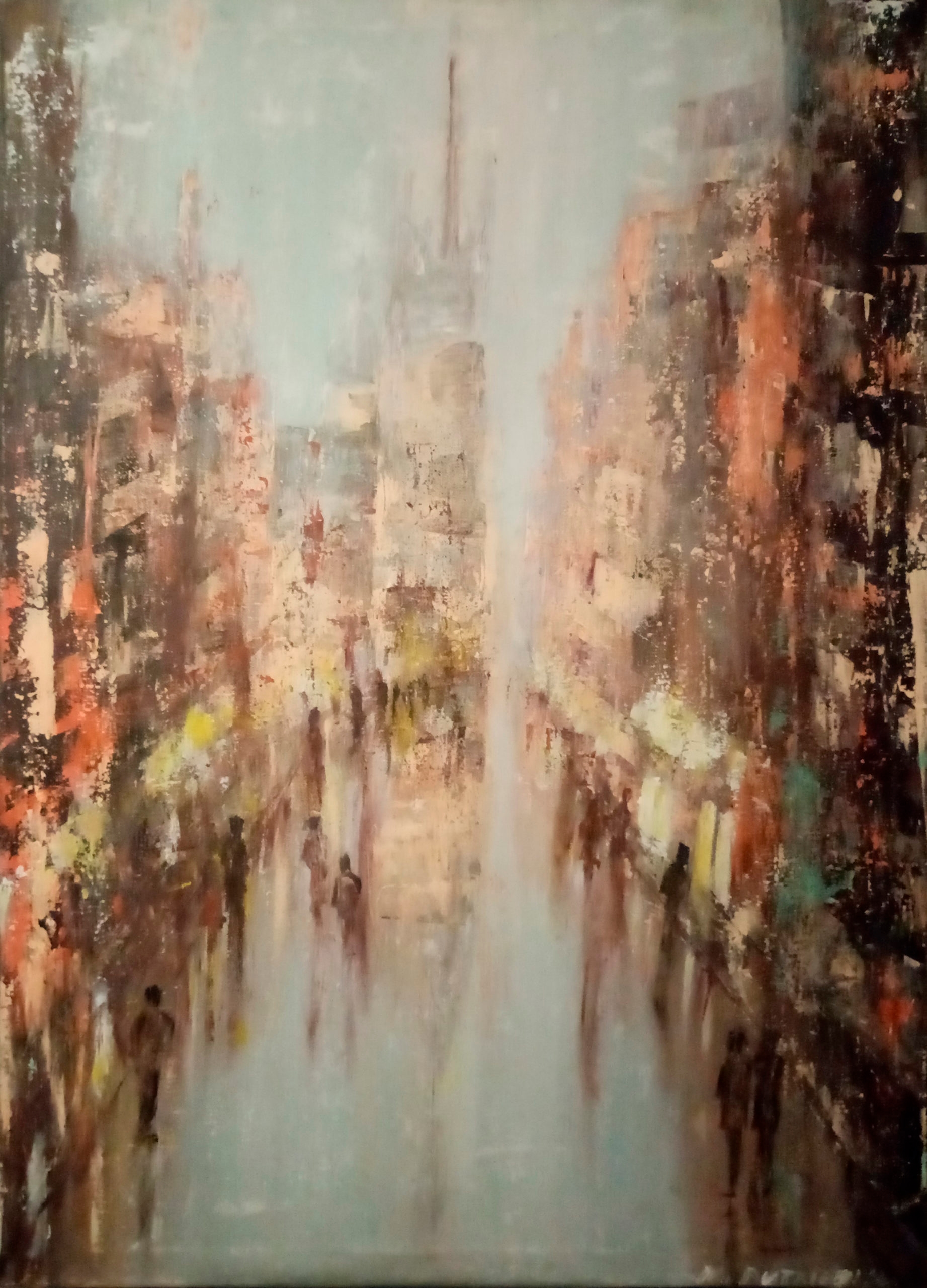 Artwork by Małgorzata Butkiewicz, Ulica, Made of acrylic / canvas