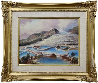 White Terraces, Rotomahana - Charles Blomfield