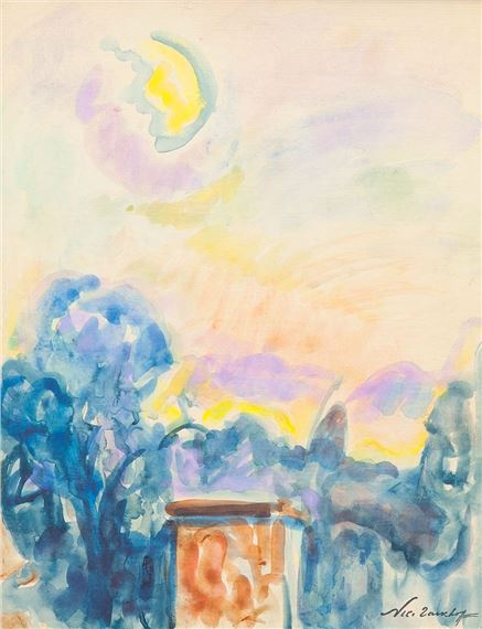 Sunset. by Nikolai Alexandrovich Tarkhoff, XX century