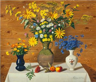 Flowers. - Vyacheslav Grigoryevich Kubarev