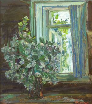 Jasmine blooms. - Georgiy Andreevich Sysilyatin