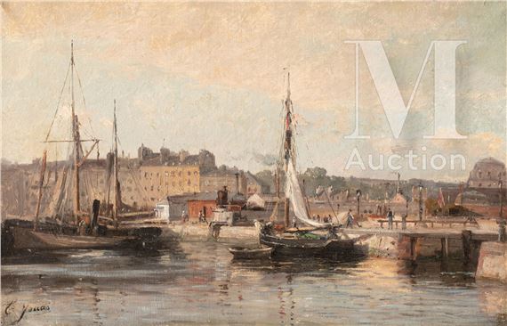 Port en Normandie by Charles Jouas