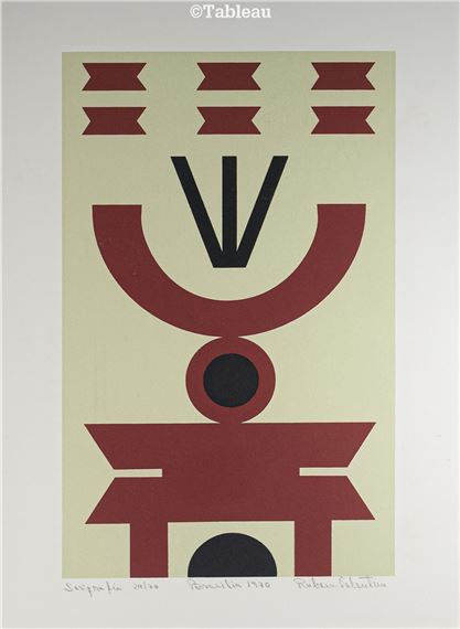 Emblema by Rubem Valentim, 1970
