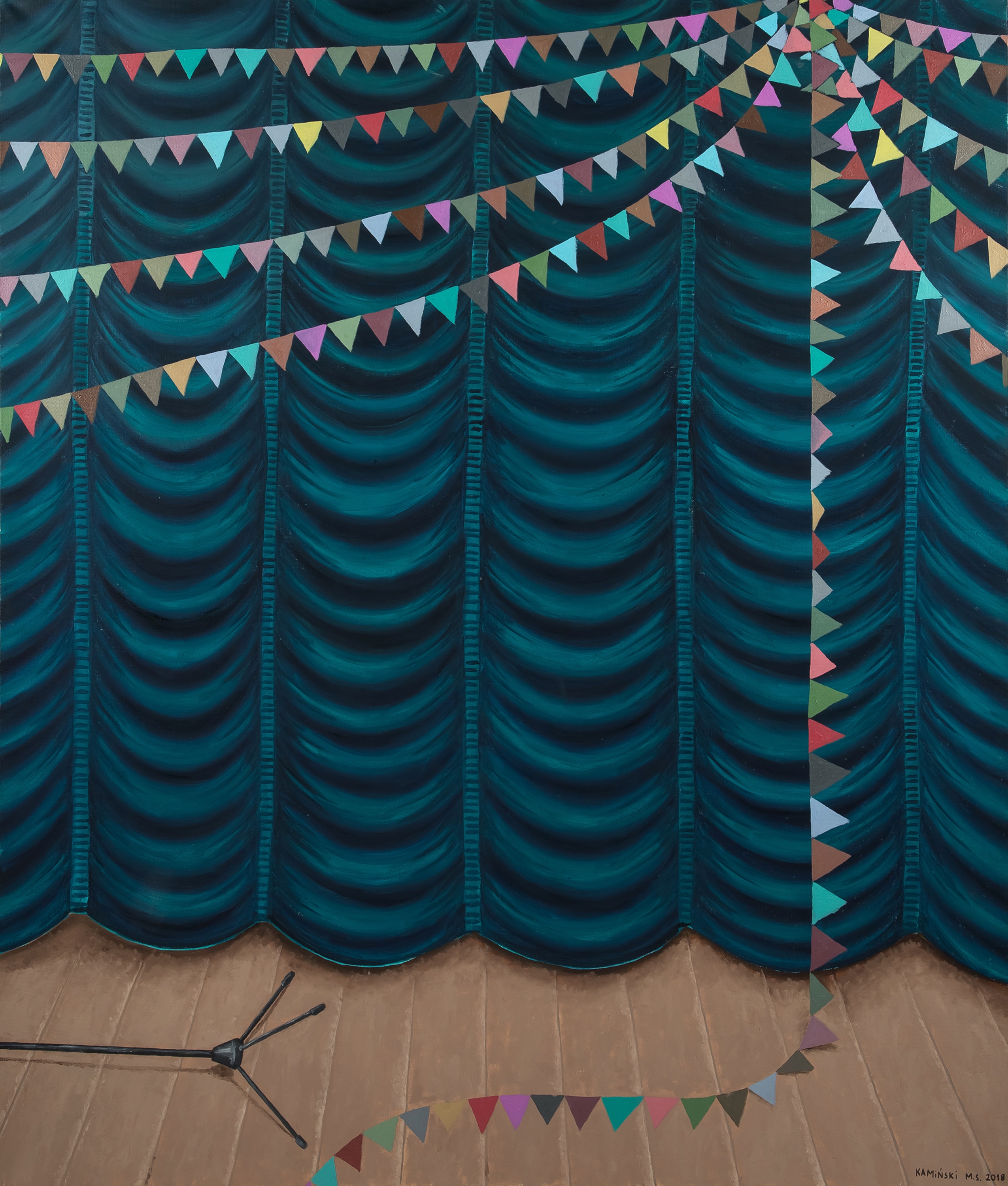 Artwork by Michal Kaminski, Untitled, Made of oil, canvas