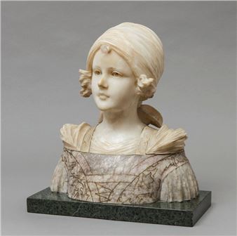 Bust of a young girl - Christoforo Vicari