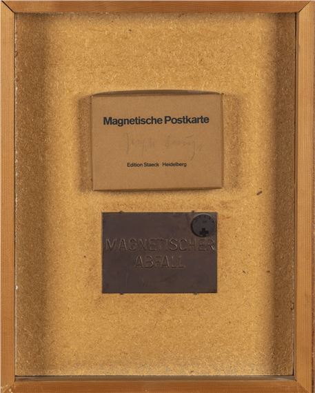 Magnetic Postcard by Joseph Beuys, 1975