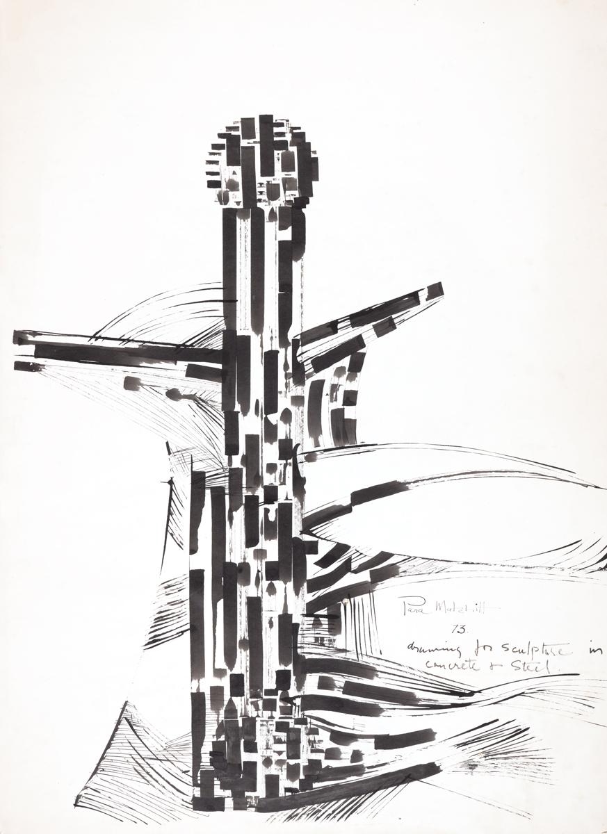 Paratene Matchitt | Drawing for Sculpture in Concrete & Steel (1973 ...