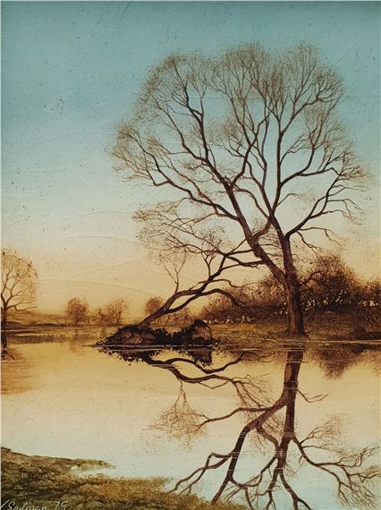 Neil Spilman | Tree Reflection (1979) | MutualArt